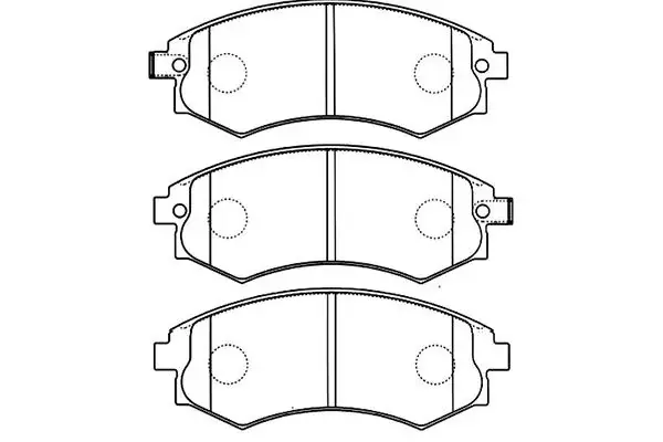 Передние тормозные колодки kavo parts BP-3025