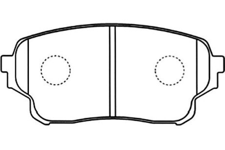 Передні тормозні (гальмівні) колодки kavo parts BP8527