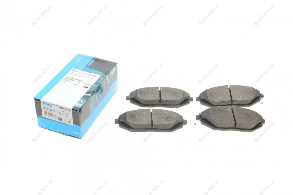 Передние тормозные колодки kavo parts KBP-1017