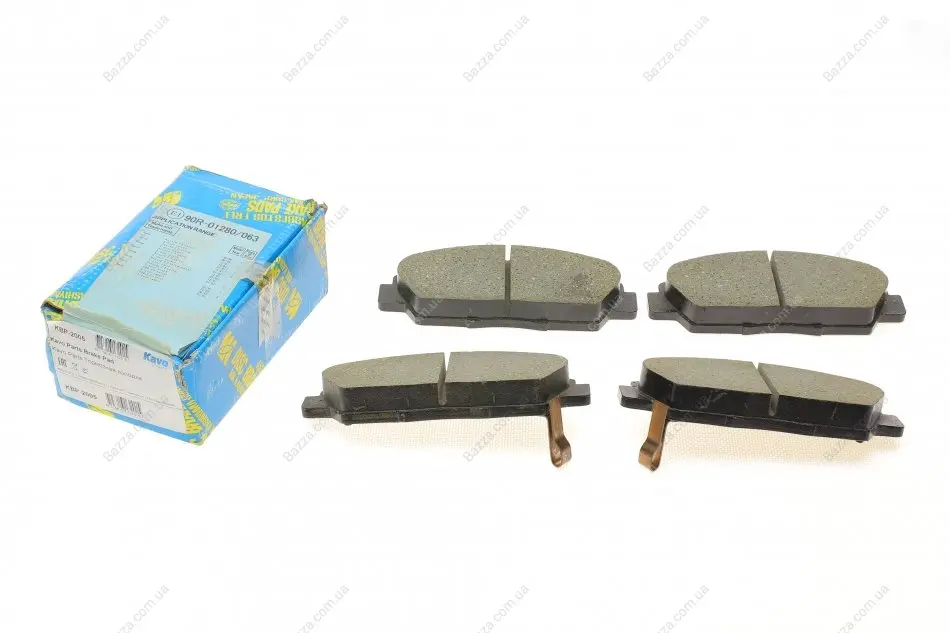 Передні тормозні (гальмівні) колодки Kavo parts KBP-2005 (фото 1)