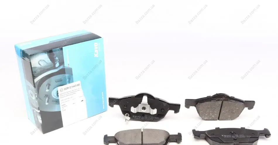 Передні тормозні (гальмівні) колодки Kavo parts KBP-2043 (фото 1)
