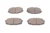 Передні тормозні (гальмівні) колодки Kavo parts KBP-4004 (фото 8)