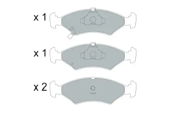 Передние тормозные колодки kavo parts KBP4026