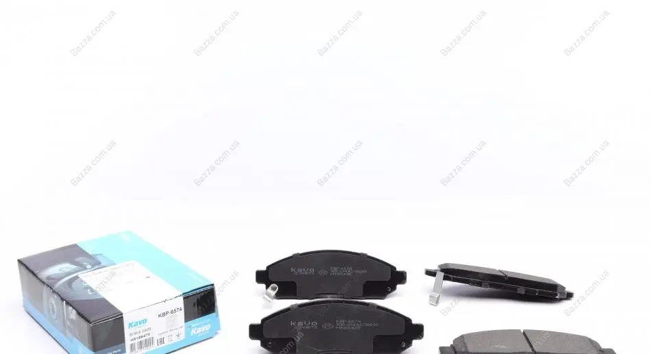 Передні тормозні (гальмівні) колодки Kavo parts KBP-6574 (фото 1)
