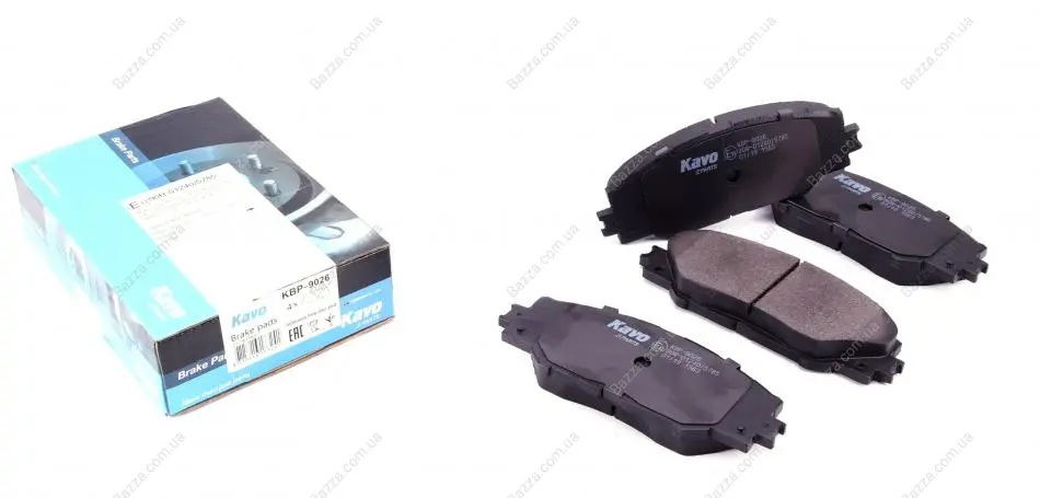 Передние тормозные колодки kavo parts KBP-9026