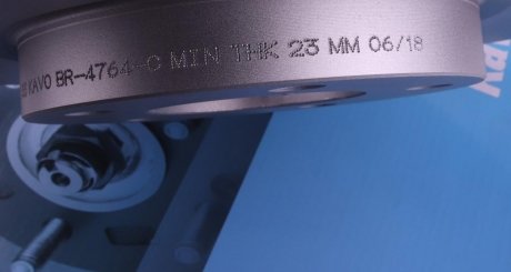 Вентильований гальмівний диск kavo parts BR4764C