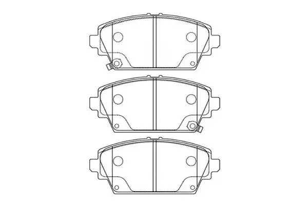 Тормозные колодки kavo parts BP-2036