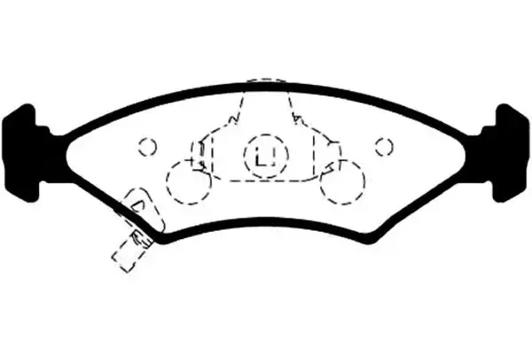 Тормозные колодки kavo parts BP4006