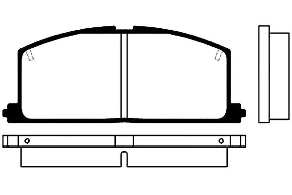Тормозні (гальмівні) колодки Kavo parts BP9005 (фото 1)