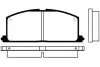 Тормозні (гальмівні) колодки Kavo parts BP9005 (фото 1)