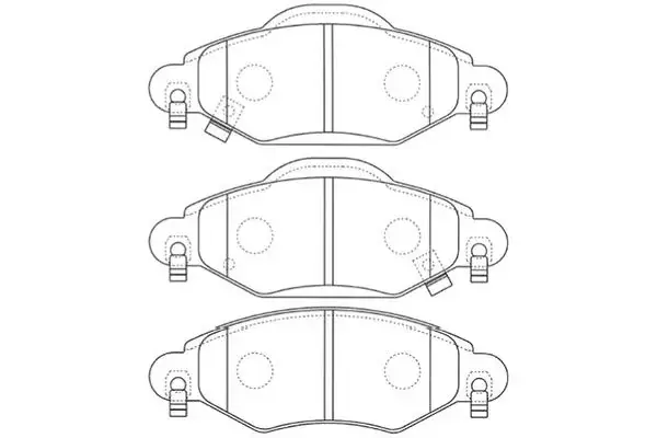 Тормозные колодки kavo parts BP-9096