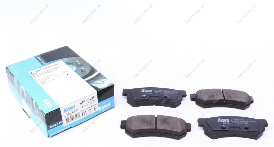 Тормозные колодки kavo parts KBP-1020