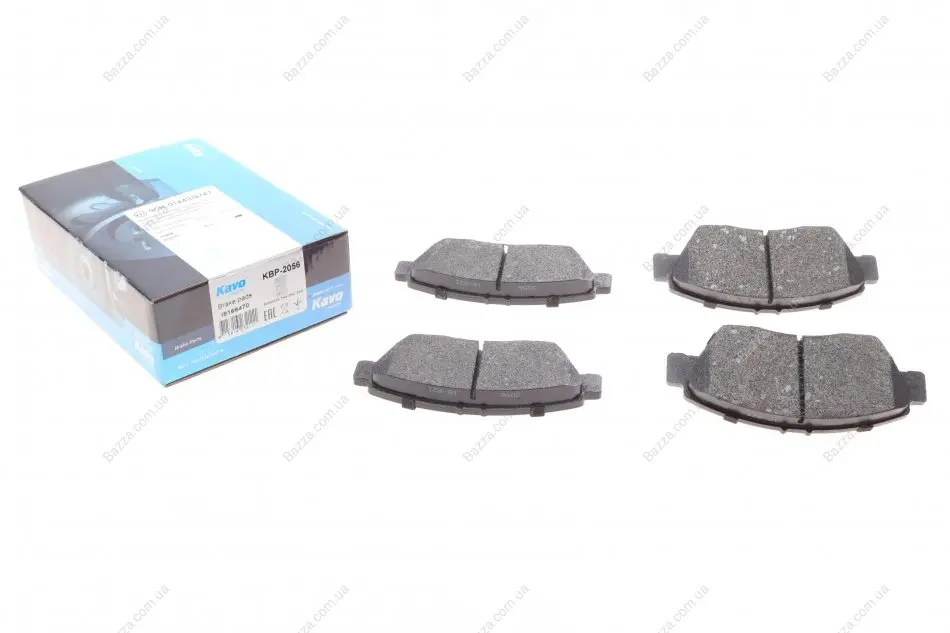 Тормозні (гальмівні) колодки Kavo parts KBP-2056 (фото 1)