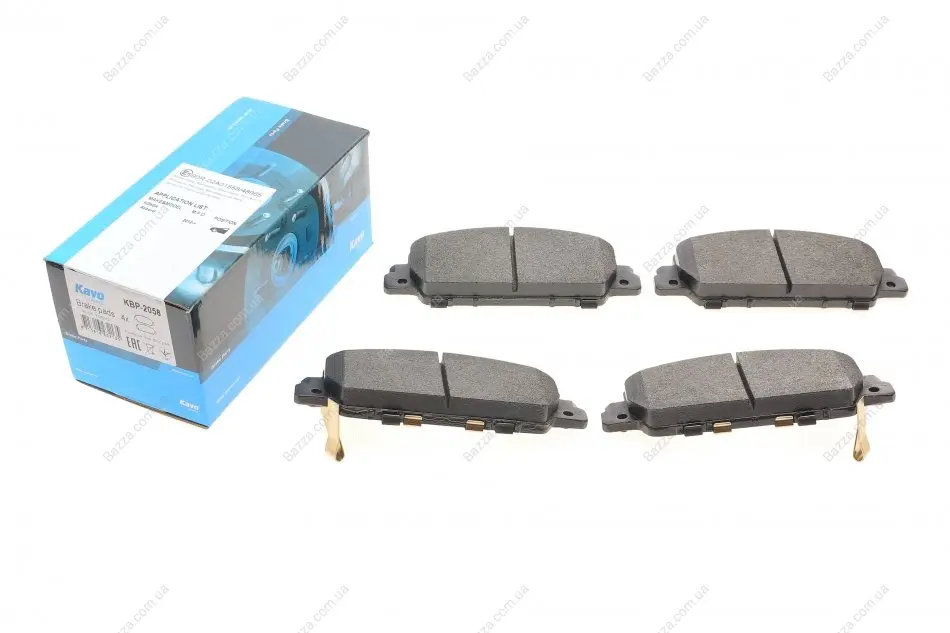 Тормозные колодки kavo parts KBP-2058