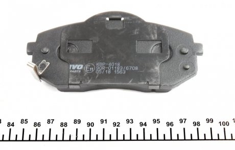 Тормозні (гальмівні) колодки kavo parts KBP-4018