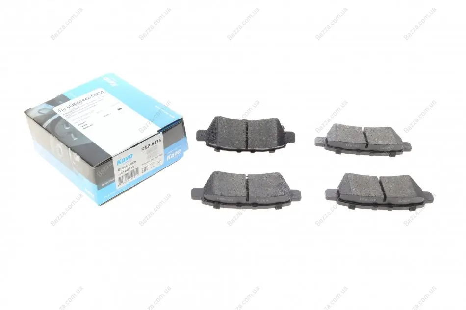 Тормозні (гальмівні) колодки Kavo parts KBP-6575 (фото 1)