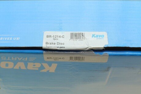 Вентильований гальмівний диск kavo parts BR1214C