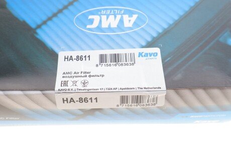Воздушный фильтр kavo parts HA8611