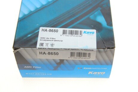 Воздушный фильтр kavo parts HA8650