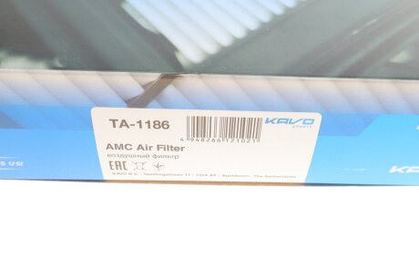 Повітряний фільтр kavo parts TA1186