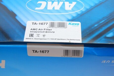 Воздушный фильтр kavo parts TA1677