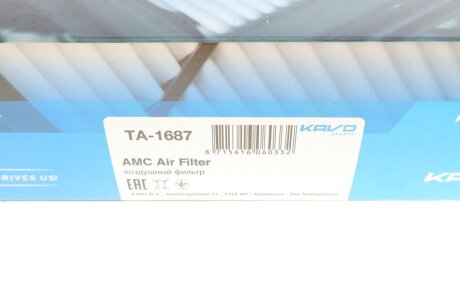 Воздушный фильтр kavo parts TA1687