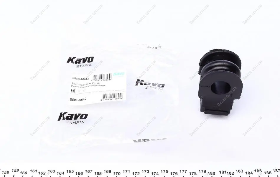 Втулка (резинка) переднего стабилизатора kavo parts SBS-6542