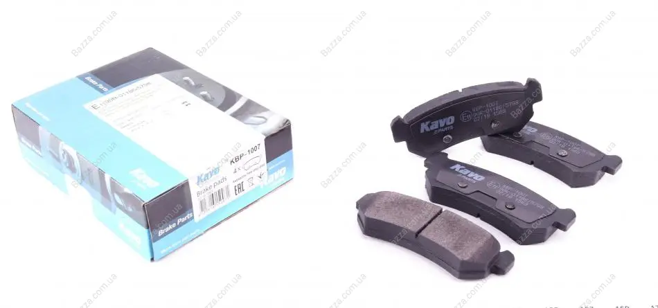 Задние тормозные колодки kavo parts KBP-1007