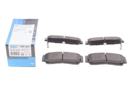 Задні тормозні (гальмівні) колодки kavo parts KBP3024