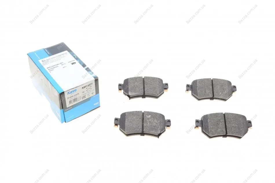 Задні тормозні (гальмівні) колодки Kavo parts KBP4577 (фото 1)