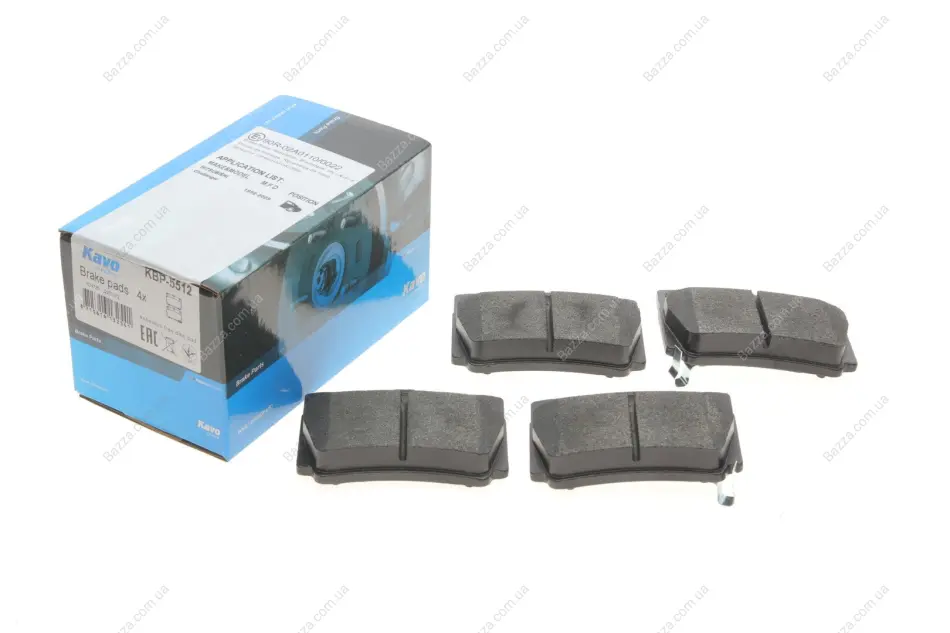 Задние тормозные колодки kavo parts KBP-5512