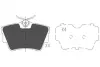 Задние тормозные колодки kavo parts KBP-6593