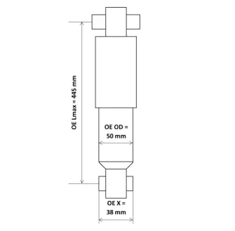 Амортизатор газомасляний kayaba 3450036
