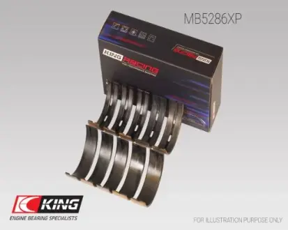 A_Вкладиші корінні комплект TOYOTA ""2,7-3,0 ""01-09 KING MB5286XP Тойота Ленд крузер 200