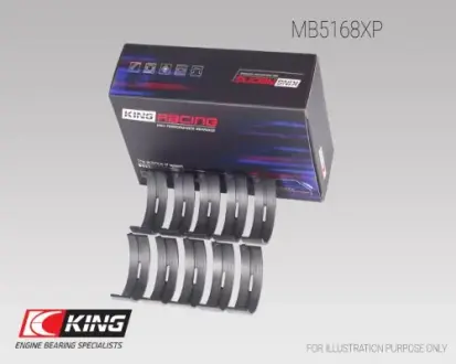 Підшипник ковзання KING MB5168XP Хонда Прелюд