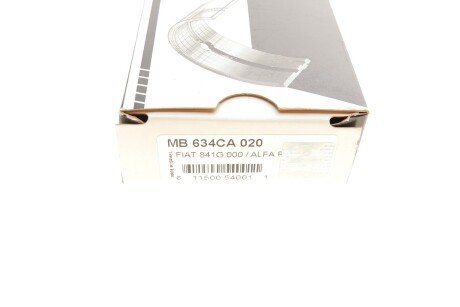 Підшипники ковзання корінні king MB634CA020