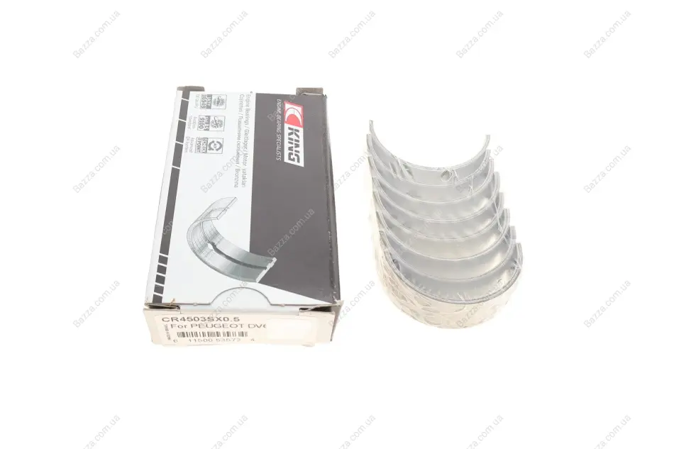 Подшипник скольжения PL (+ 0,5мм) KING CR4503SX0,5