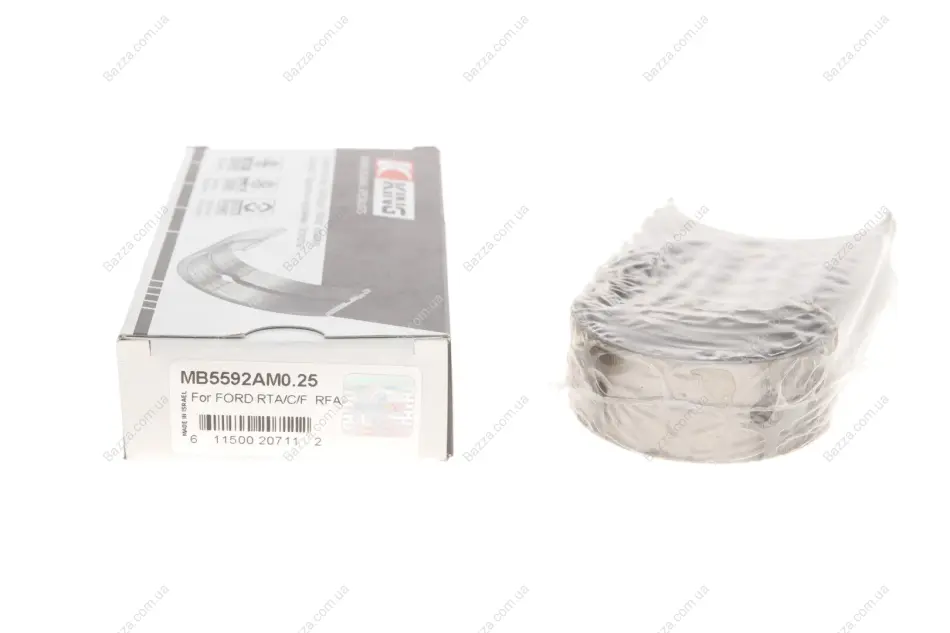 Вкладыши коренные, 1.8 D 0.25mm KING MB5592AM025