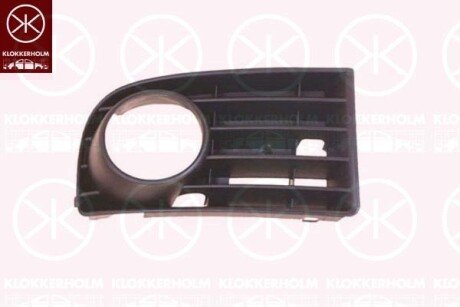 Накладка бампера переднього права VW Golf V 03-09 klokkerholm 9524996