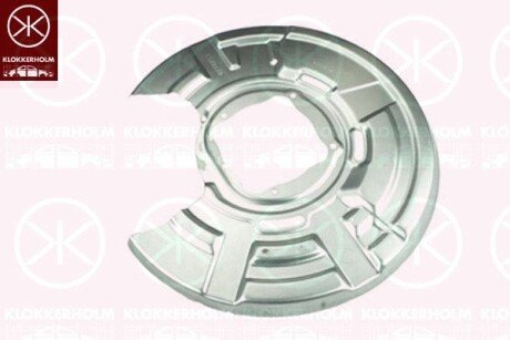 Щиток гальмівного диска, задній лівий klokkerholm 0067877