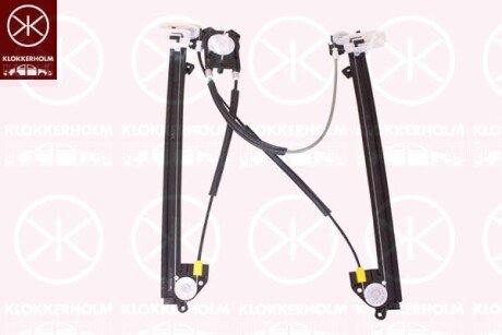 Склопідіймач без електромотора, 4-дверн., OE-TYPE klokkerholm 60411804