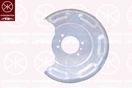 Задній гальмівний (тормозний) диск klokkerholm 3279878 на Хендай Солярис