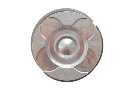 Поршень PSA/FORD 75,50 1.6 TDCi 16V DV6UTED4/G8DA/HHDA Euro 4 (KS) kolbenschmidt (KS) 40179610