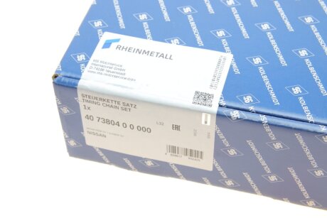 К-т привода ГРМ RENAULT R9M \'\'1.6dci \'\'11>> kolbenschmidt (KS) 407380400000