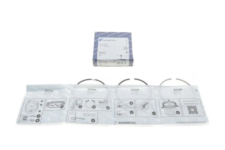 Комплект поршневих кілець BMW 84,000 kolbenschmidt (KS) 800128110000