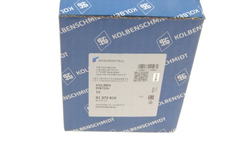 Поршень MB OM601 D23/OM602 D29 89.0 + 070mm 89- kolbenschmidt (KS) 91372610