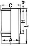 Гільза циліндра kolbenschmidt (KS) 89 844 110