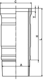 Гільза циліндра kolbenschmidt (KS) 89 901 110