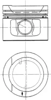 PISTON VW 81,51 Kolbenschmidt (KS) 90942620
