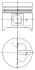 Поршень DW10 ATED 2,0HDi 99- Kolbenschmidt (KS) 99879601 (фото 2)